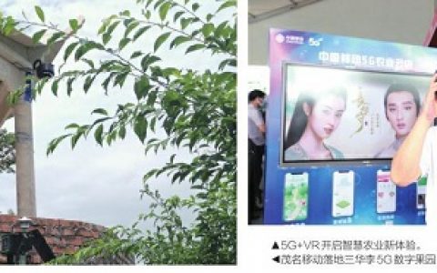 广东移动利用5+打造新农业项目！