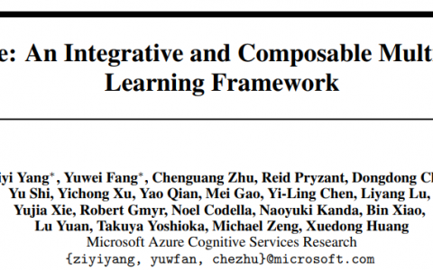 多模态自监督预训练框架「i-Code」更灵活 ！
