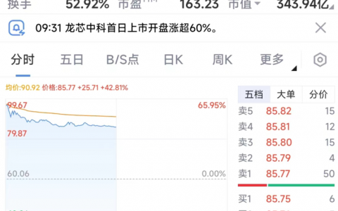 国产CPU第一股龙芯中科上市首日市值超340亿，自研架构光环与争议并存