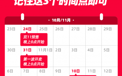 商家请注意！天猫双11今日报名，推出12项扶持举措