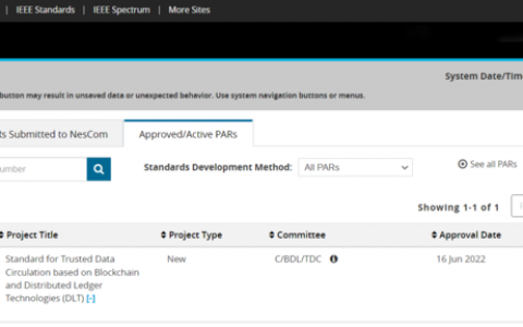 中国企业主导的新一个区块链国际标准成功立项 面向可信数据流通场景
