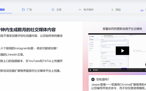 AIGC 独角兽进化：Jasper 估值15亿美元，拿下 1.25 亿美元 A 轮融资