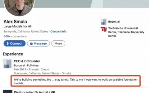 Alex Smola 与李沐师徒官宣创业：舍亚马逊，入大模型