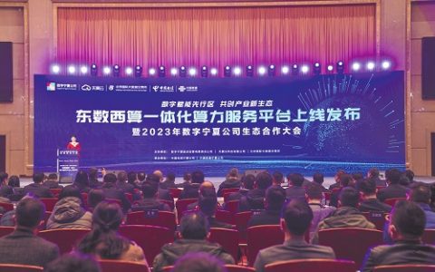 宁夏发布东数西算一体化算力服务平台 举办数字宁夏公司生态合作大会