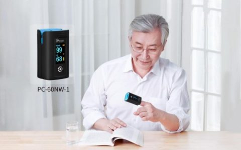 居家防疫必备，乐普指夹血氧仪，远程关爱家人健康