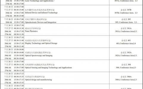 展商就绪，日程发布，北京光博会蓄势待发！