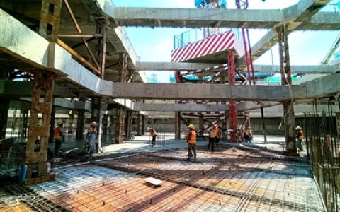 建设者战高温保进度 华勤技术全球研发总部建设持续推进