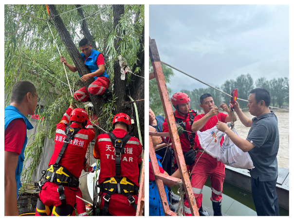 滴滴救援队驰援抗洪一线 已在北京河北等地展开救援